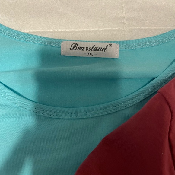 Lot of 3 Classic Side-Ruched Maternity T-Shirts, Like New! XXL - Picture 4 of 9